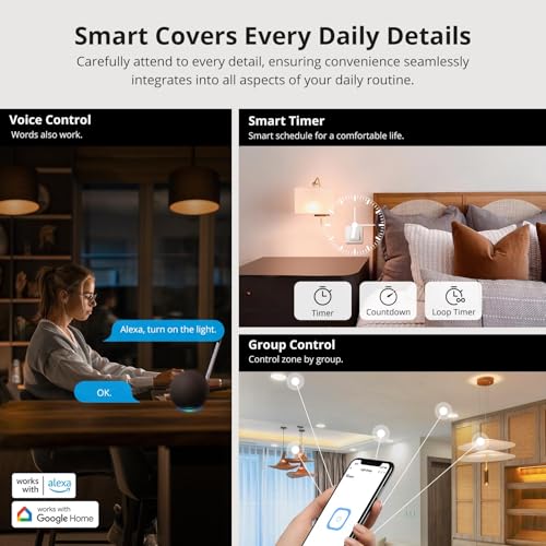 SONOFF ZigBee Smart Light Switch ZBMINIR2 2-Pack, Voice Control with Alexa & Google Home R252