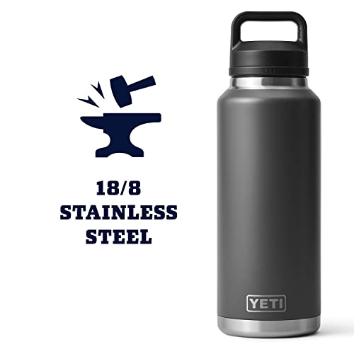 YETI Rambler 46 oz Bottle, Vacuum Insulated, Stainless Steel with Chug Cap P841780