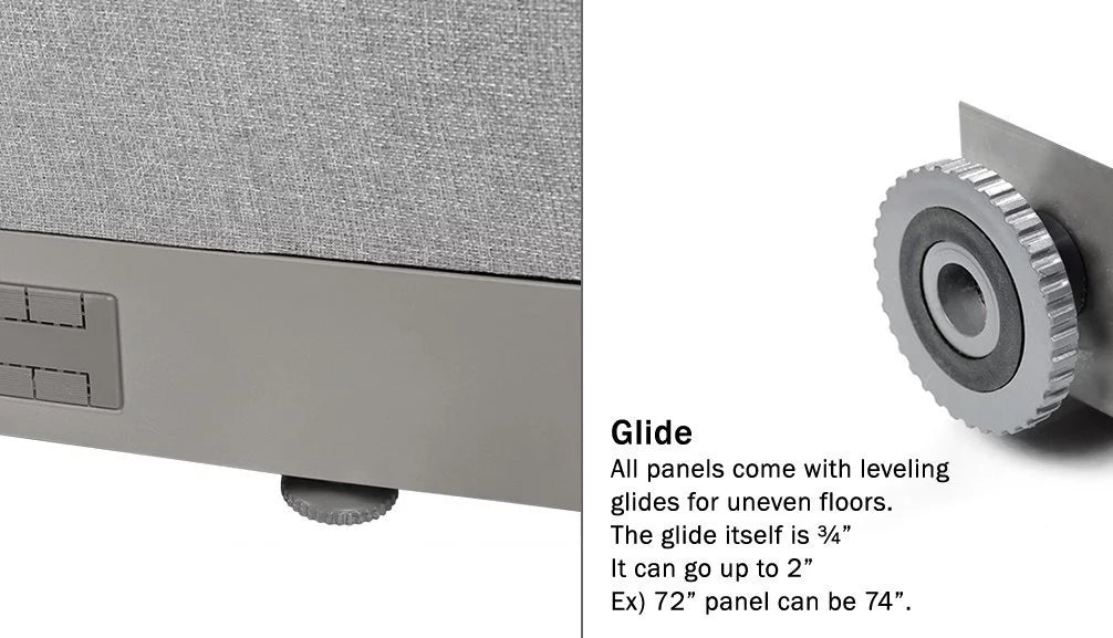 GOF L-Shaped Freestanding Office Partition 78D x 90W x 48H D18780
