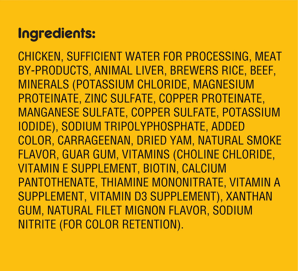 Pedigree Chopped Ground Dinner Filet Mignon Flavor Adult Wet Dog Food, 13.2 oz. Cans J822877