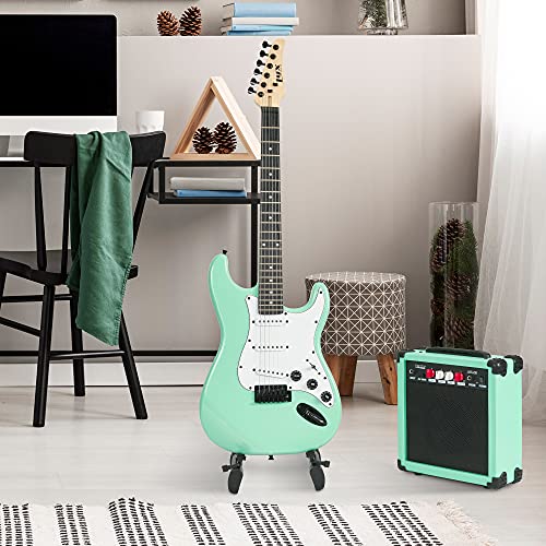 LyxPro Electric Guitar 39" Beginner Starter Kit with 20W Amp, Black B69338