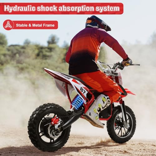Electric Dirt Bike 36V 500W Off Road Mini Motocross for Teens Adults E684485