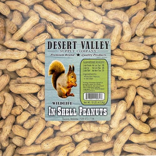 Desert Valley in Shell Peanuts, All Natural Wild Bird and Wildlife Food, 5 Pounds R4576