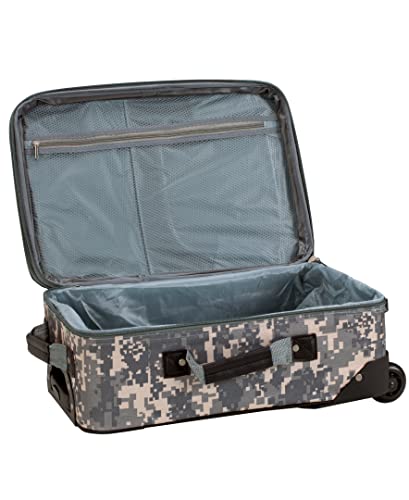 Rockland Journey Softside Upright Luggage Set, Expandable, 4-Piece K56322