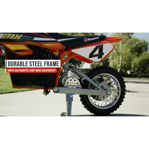 Razor MX500 Red Dirt Rocket Electric Motorcycle Dirt Bike for Adults K95023