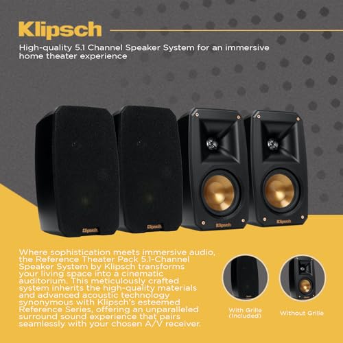 Klipsch Reference Theater Pack 5.1 Speaker System with AVR-S770H 7.2 AV Receiver Y35229