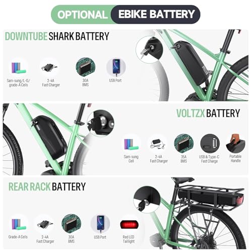 BAFANG 48V 500W Front Hub Motor Ebike Conversion Kit for 20"/26"/700C Wheels E8923