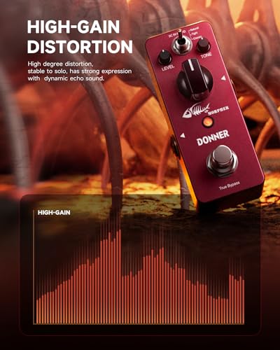 Donner Morpher Mini Distortion Guitar Pedal 3 Modes for Electric Guitar V47970