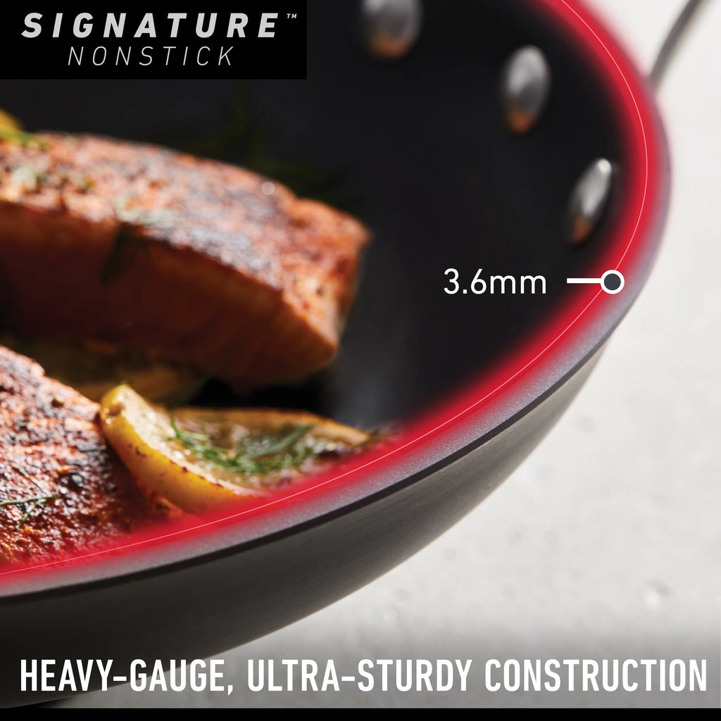 Calphalon Signature Hard-Anodized Nonstick 12-Inch Fry Pan with Cover Y91434
