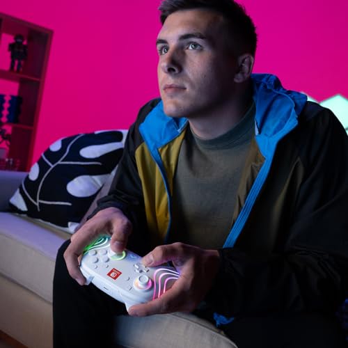 PDP Afterglow Wave Wireless RGB Gaming Controller for Nintendo Switch, Black I1528