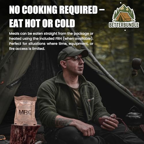 U.S. MRE Meals Ready to Eat Variety Pack of 24 with Flameless Heater A66246
