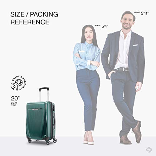 Samsonite Winfield 3 DLX Hardside Expandable Luggage, Silver, Carry-On 20-Inch F64293