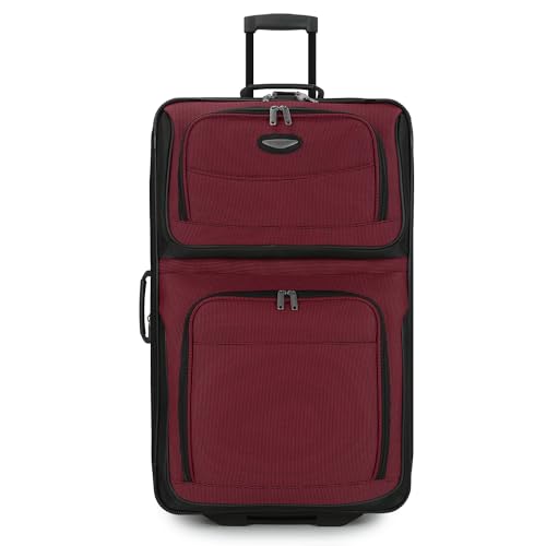 Travel Select Amsterdam 4-Piece Softside Expandable Luggage Set, Gray V976