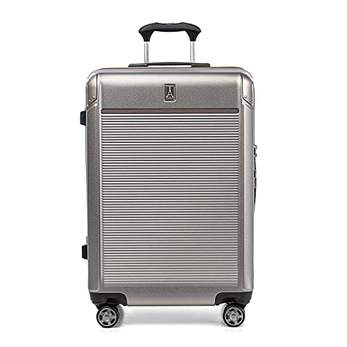 Travelpro Platinum Elite Hardside Expandable Carry-On Luggage, 8 Wheel Spinner, TSA Lock, 20-Inch X826544