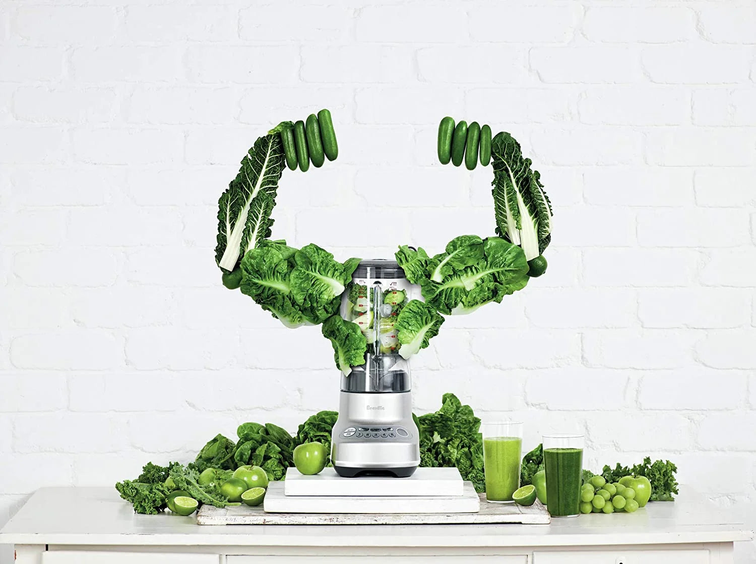 Breville Fresh and Furious Blender Silver BBL620SIL P7535