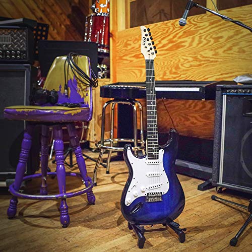 LyxPro Electric Guitar 39" Beginner Starter Kit with 20W Amp, Black B69338