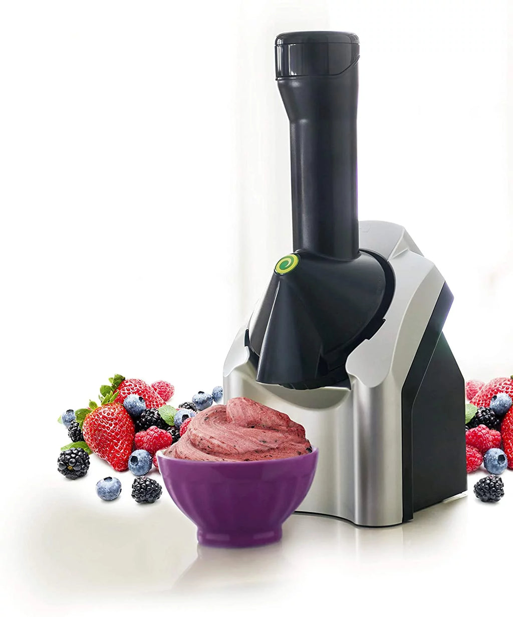 Yonanas Classic Original Healthy Dessert Fruit Soft Serve Maker, Silver K951564