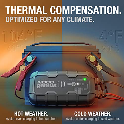 NOCO GENIUS10 Smart Battery Charger 10A 6V/12V for Lead-Acid & Lithium R98099