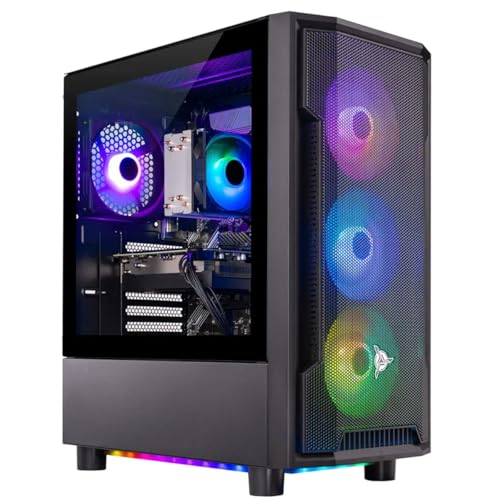 Skytech Nebula Gaming PC Desktop, Ryzen 5 5600, RTX 3050, 1TB SSD, 16GB RAM Q7363