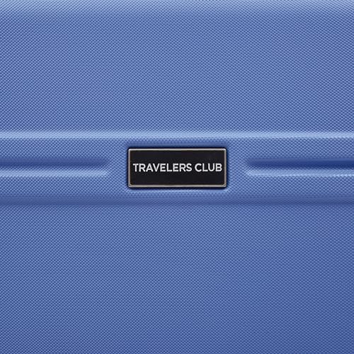 Travelers Club Skyline Spinner Luggage, Gray, 22-Inch Carry-On L8594