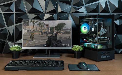 ViprTech Stryker 4.0 Liquid-Cooled Gaming PC, AMD Ryzen 7, RTX 4060, 32GB RAM, 1TB SSD, White N414