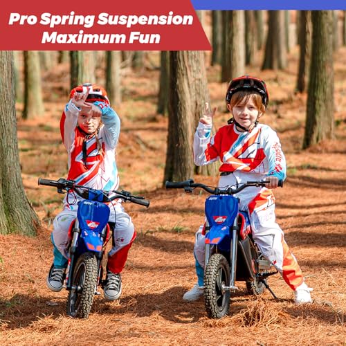 E500 36V Kids Electric Dirt Bike 700W Motor Off-Road Motorcycle for Ages 4-8 J84202