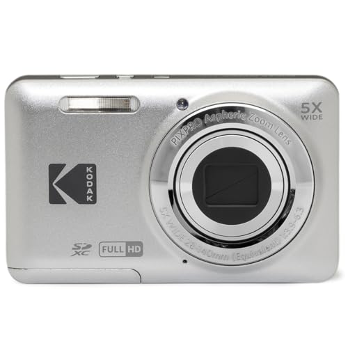 KODAK PIXPRO FZ55-BL 16MP Digital Camera 5X Optical Zoom 1080P Full HD Video (Blue) D917