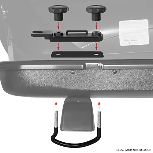 DNA MOTORING Rooftop Cargo Box Lockable Car Top Storage Case 110 Lbs Textured Black P1853