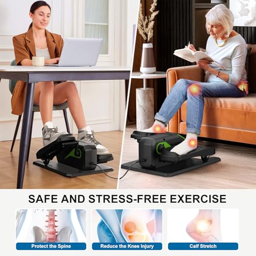 VIVURN® 018 Under Desk Elliptical Machine for Seniors, Quiet & Portable O32733