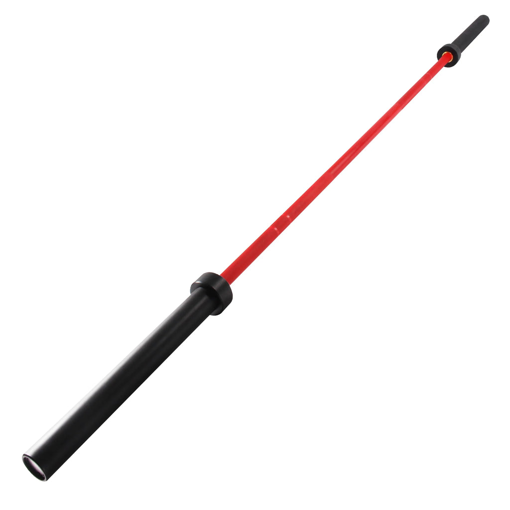 Olympic Barbell Bar 7ft for Weightlifting, Bench Press,Deadlifts,Squats,Strength Training Bars with Knurled Grip,Weight Bars for lifting,700Pound Red