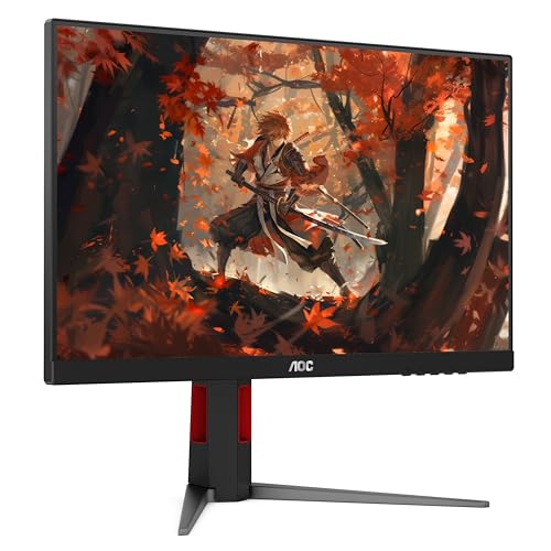 AOC 24G4 24" Gaming Monitor, Full HD IPS, 180Hz 1ms Y482158