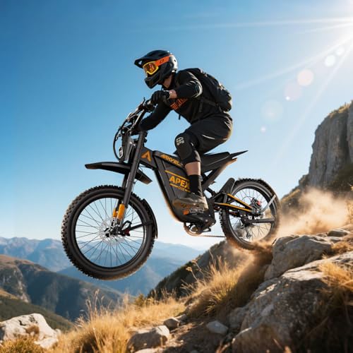 Electric Dirt Bike for Adults with 3000W Brushless Motor and 48V 30AH Battery M1892