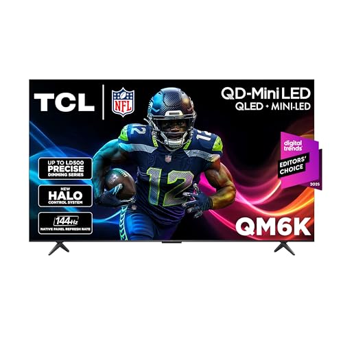 TCL 65-Inch Class QM6K Series QD-Mini LED 4K UHD Google Smart TV K982