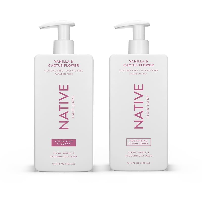 Native Shampoo and Conditioner, Sulfate & Dye Free, Almond & Shea Butter, 16.5 fl oz each (2 pack) B27204