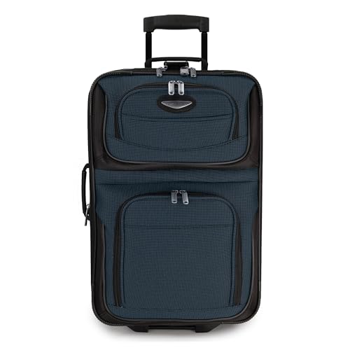 Travel Select Amsterdam 4-Piece Softside Expandable Luggage Set, Gray V976