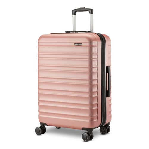 Amazon Basics 21" Hardside Carry-On Luggage with Wheels, Expandable, Black L489