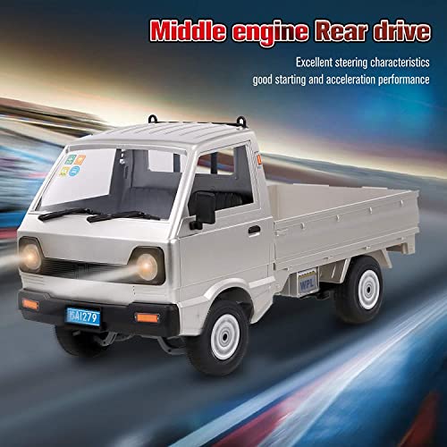 YIKESHU WPL D12 RC Car 1/10 2.4Ghz Off Road Drift Pickup Truck Crawler RTR L2598