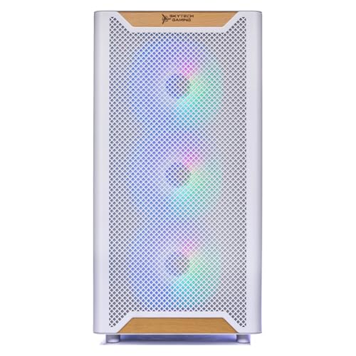 Skytech Gaming Azure 3 Desktop PC, Ryzen 7 7700, RTX 5060, 32GB RAM, 1TB SSD H1098