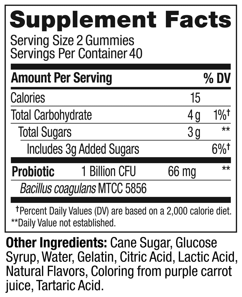 OLLY Probiotic Gummy, Berry, 80 Ct Z506
