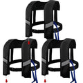 3-Pack 150N Automatic Inflatable Life Jacket with CO2 Inflation P511