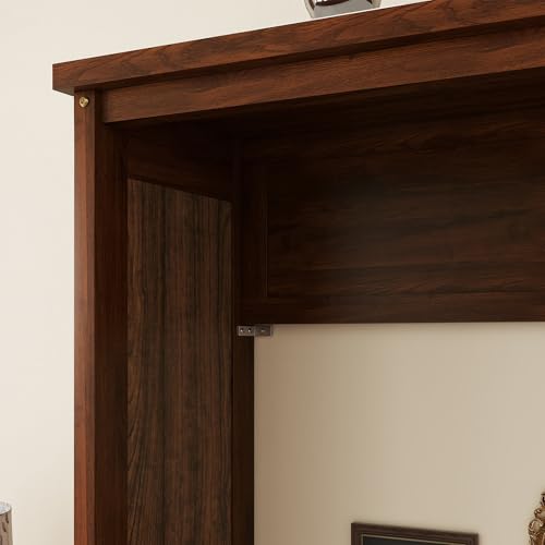 KEIKI Queen Murphy Bed with Desk, Walnut D859708