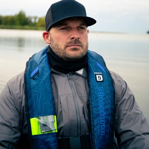 BLUESTORM Stratus 35 Inflatable Life Jacket PFD for Adults, USCG Approved K83495