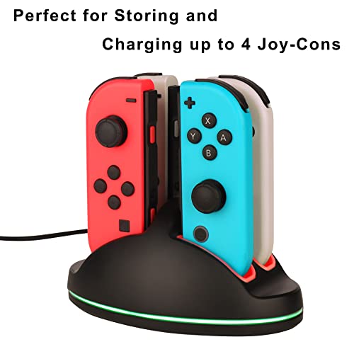 Nintendo Switch Accessories Bundle 23 in 1 with Carrying Case, Screen Protector, Joycon Grips Z555