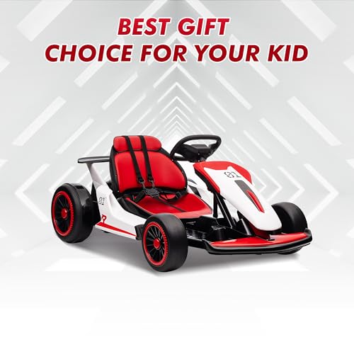 24V Electric Go Kart Drifting Ride On Car for Kids 6-12 Years Old T574114