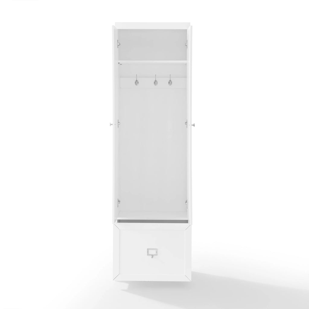 Crosley Furniture Harper Wood Convertible Pantry Closet White M28437