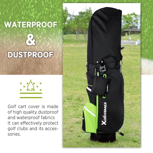Golf Bag Stand & Cart Bag for Men Women Lightweight with Rain Cover H8950