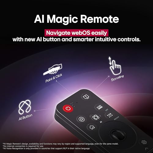 LG 65-Inch Class OLED evo AI 4K C5 Series Smart TV D17114