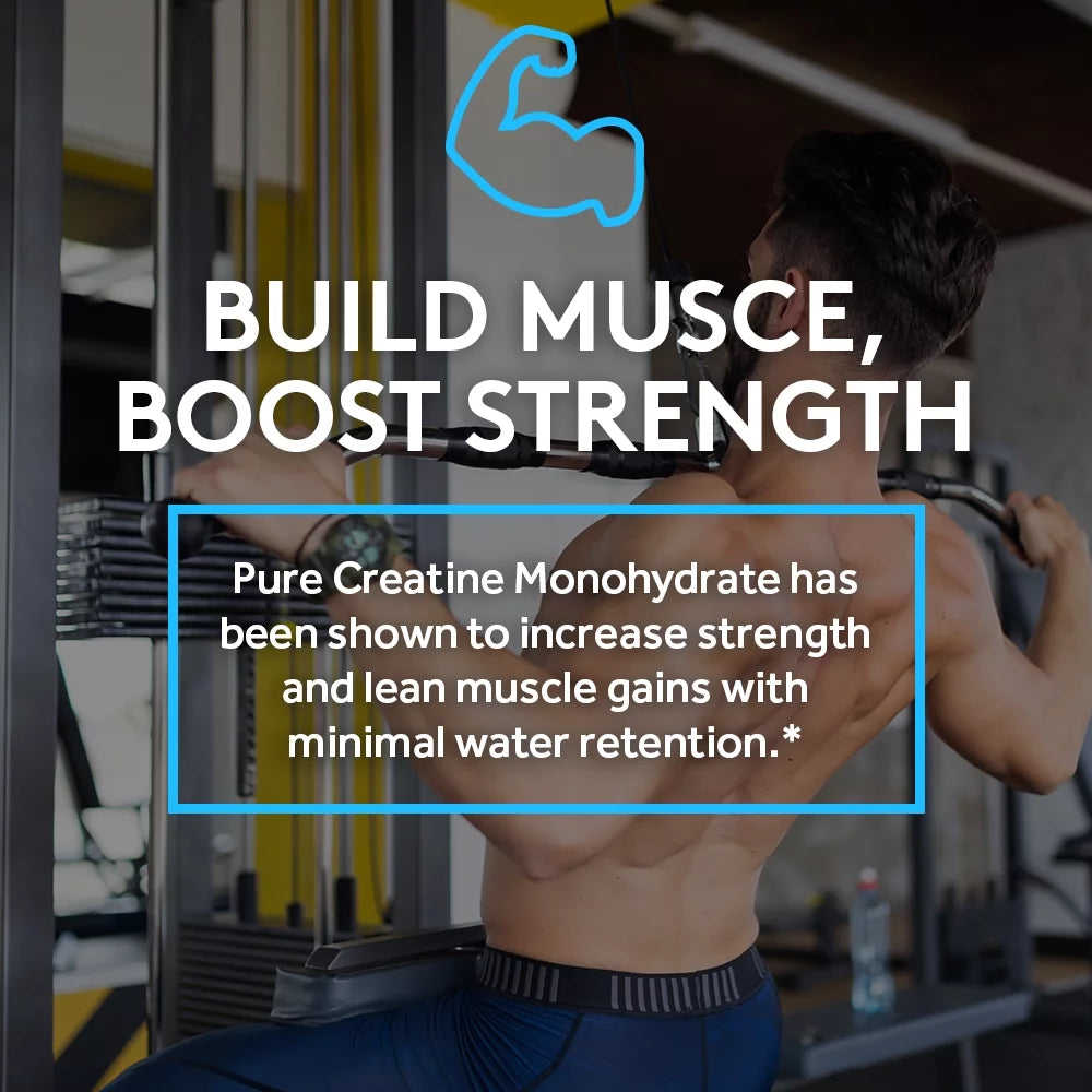 RSP Creatine Monohydrate Powder, Unflavored, 60 Servings Q88616
