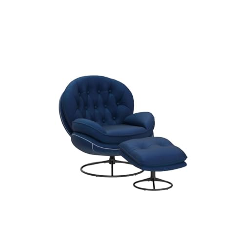 Baysitone Velvet Swivel Accent Chair with Ottoman Set, Modern Lounge Chair, Fruit Green Q36819