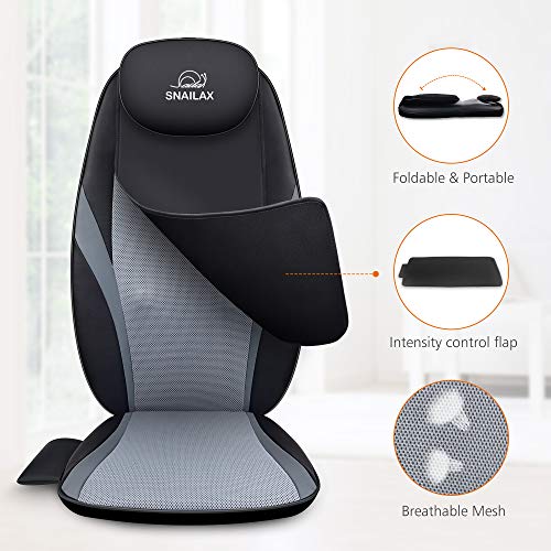 Snailax Shiatsu Massage Cushion with Heat for Home Office I743